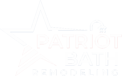 Patriot Bath Remodeling Logo White